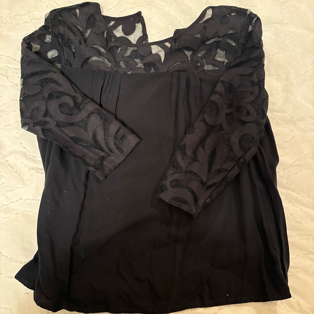 Old Navy, dark gray blouse